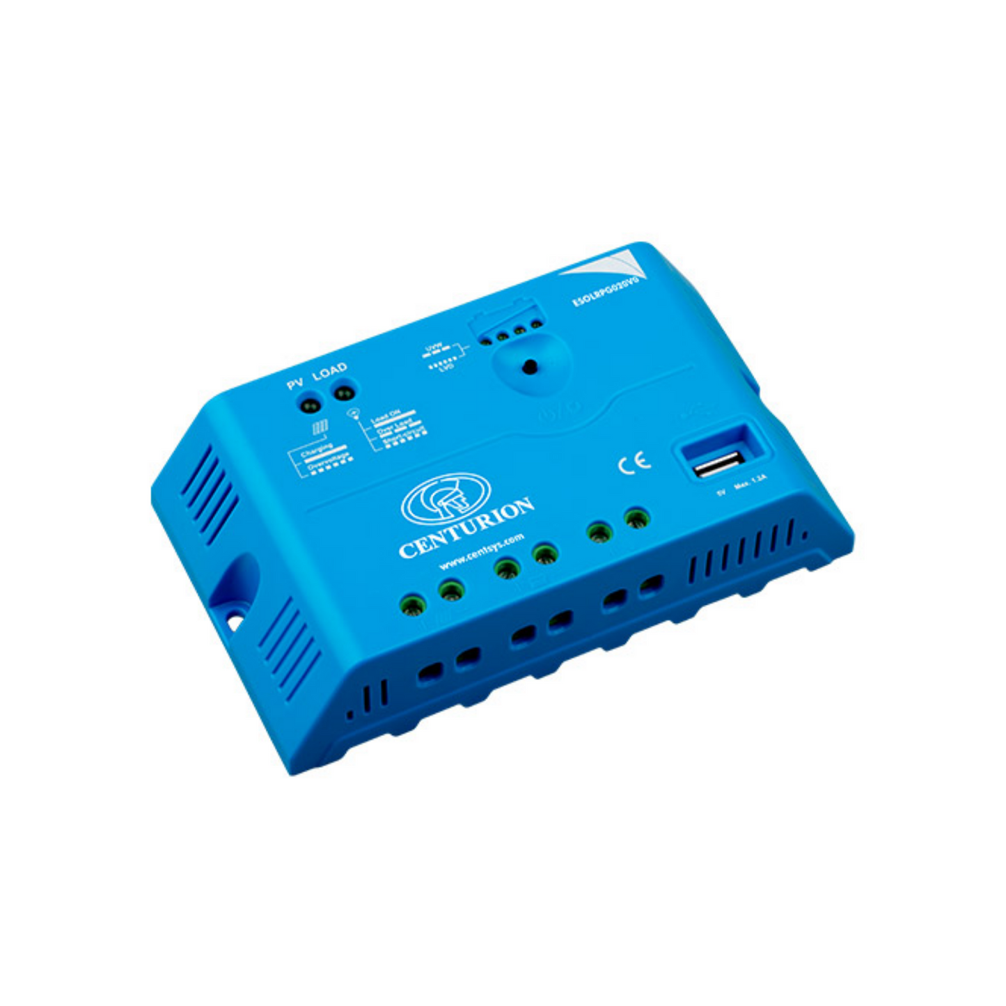 CENTURION - Solar Regulator 20A Charger PWM USB Gen