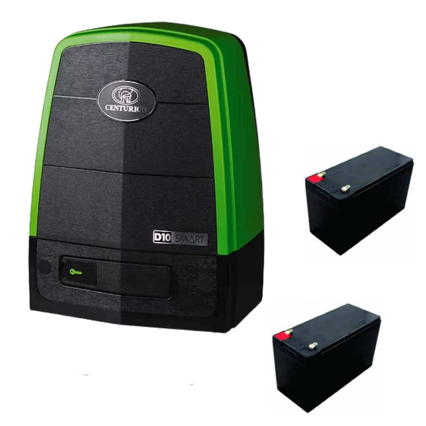 D10 SMART Gate Motor Kit -2 x Battery, No Rack, No TX