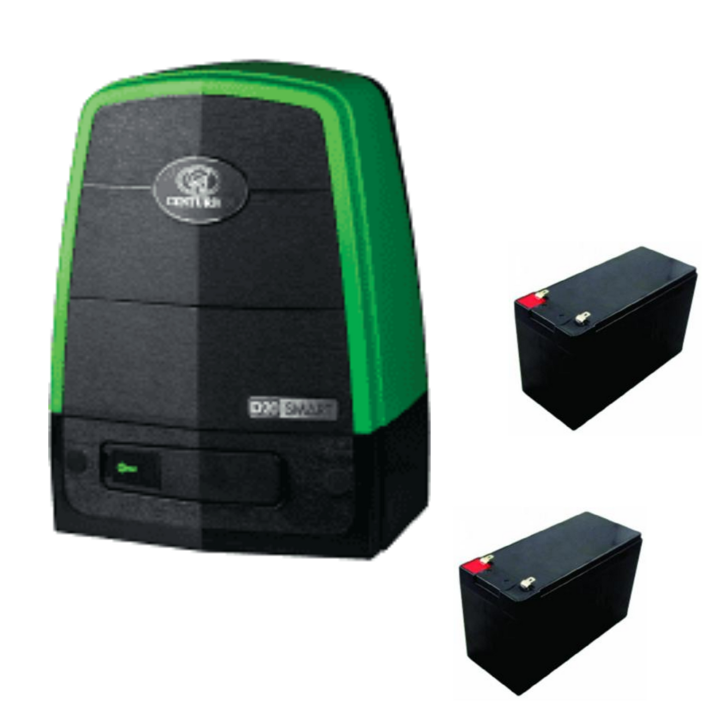 D20 SMART Gate Motor Kit -2 x Battery, No Rack, No TX