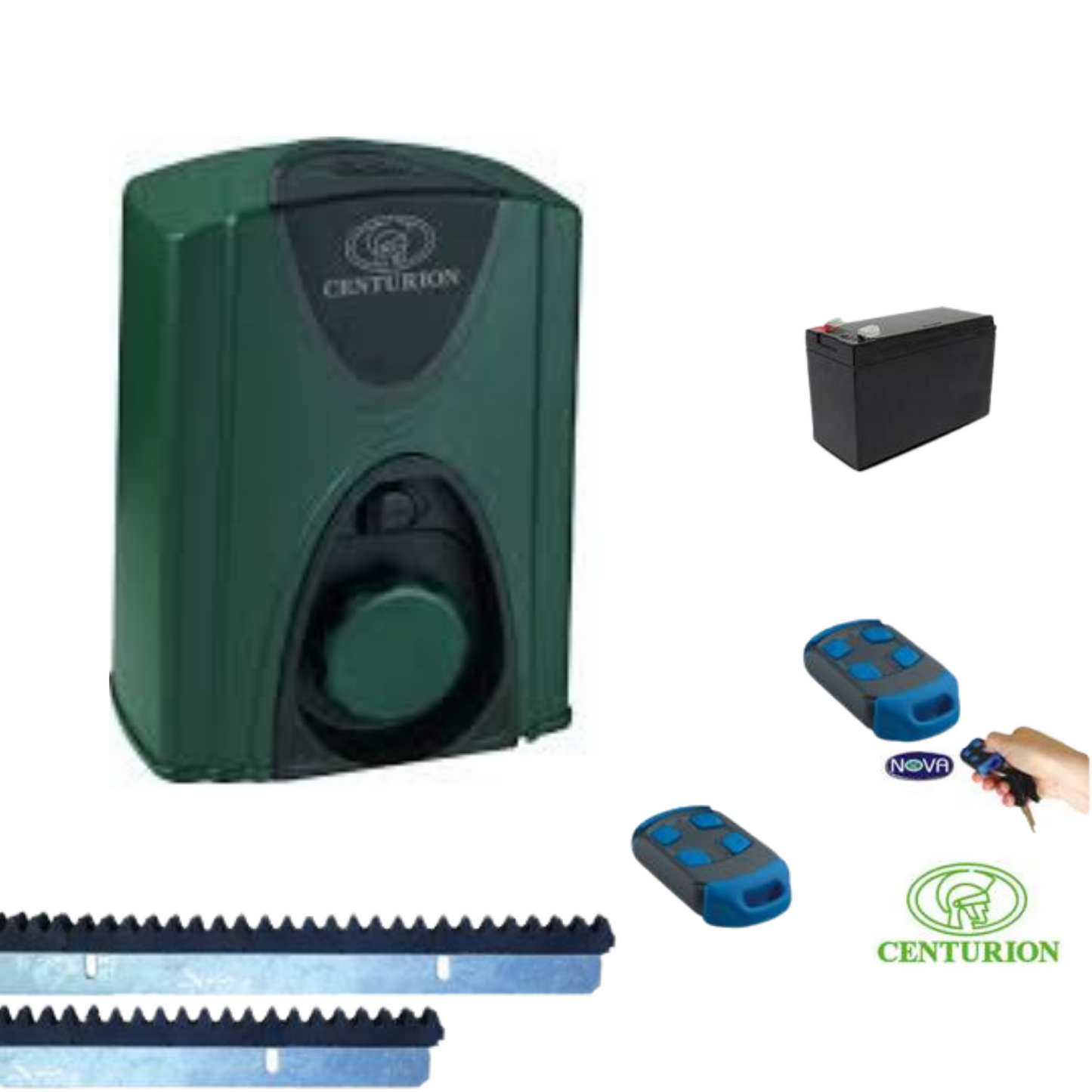 D2 Turbo Gate Motor Nylon Kit Including 2 x TX4 - 250kg