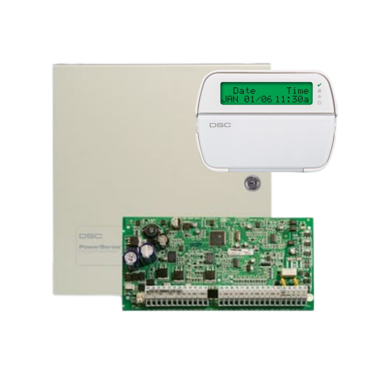 DSC - Alarm Panel PC180815ZAX + PK5500E1 LCD Keypad