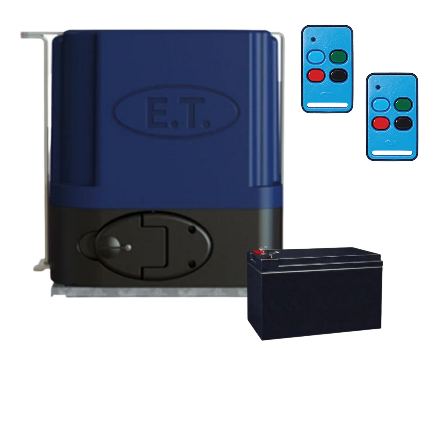 ET Drive 500LR On Plate Gate Motor Kit No Rack incl. 2 x TX4