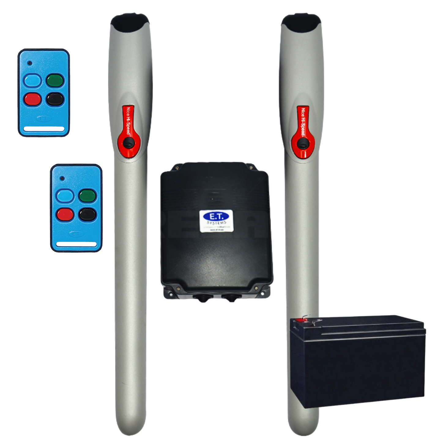 ET WINGO Double Swing Gate Motor Kit- Leaf 1m 500kg 3m 200kg