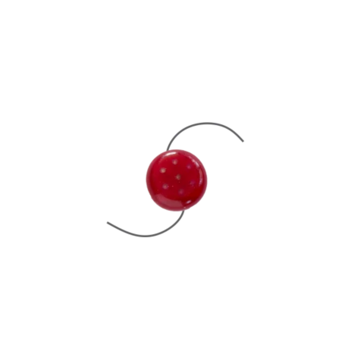 FENCE LIGHT - Night Light Pulsar cast in resin -Red