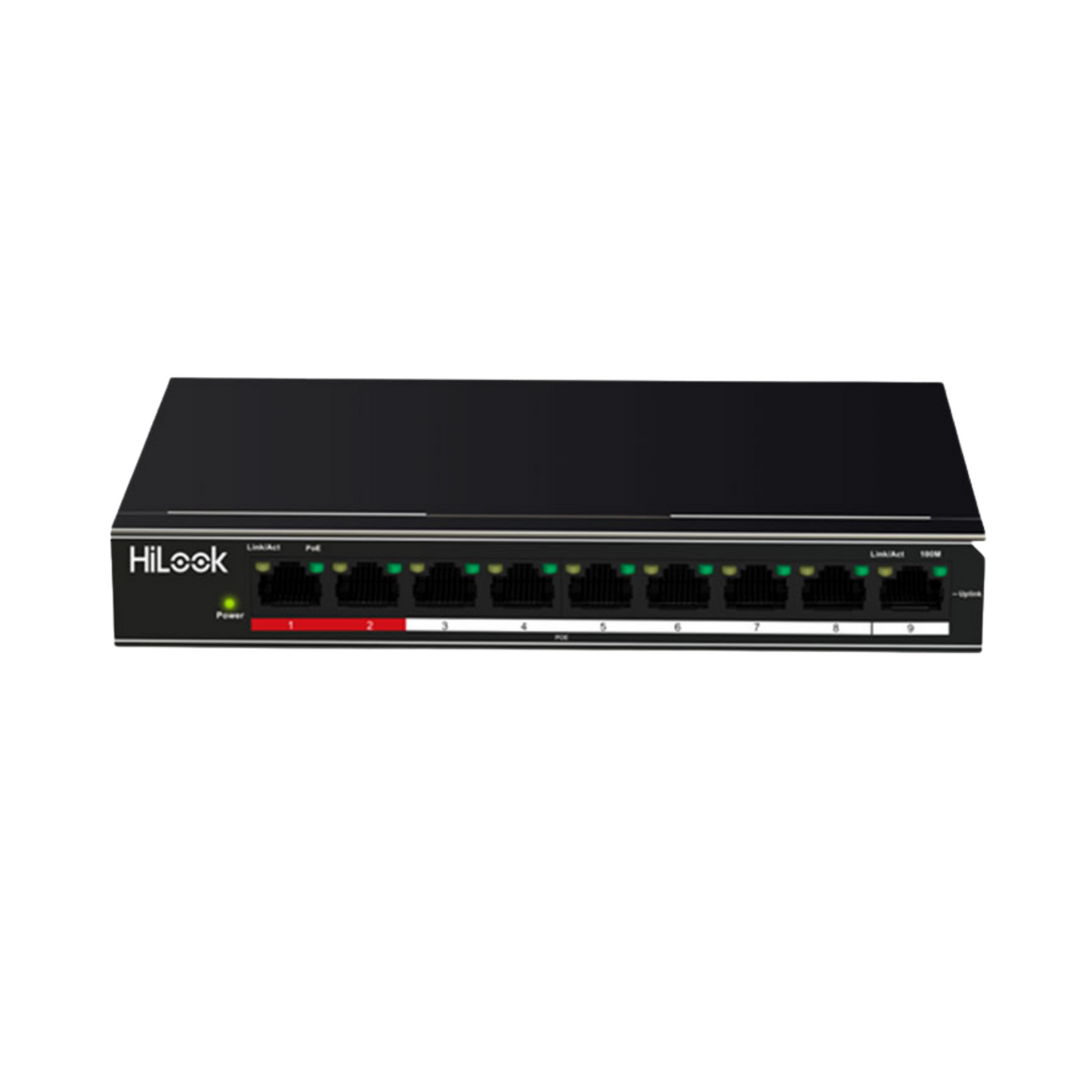 HILOOK - Unmanaged 8 100M PoE port