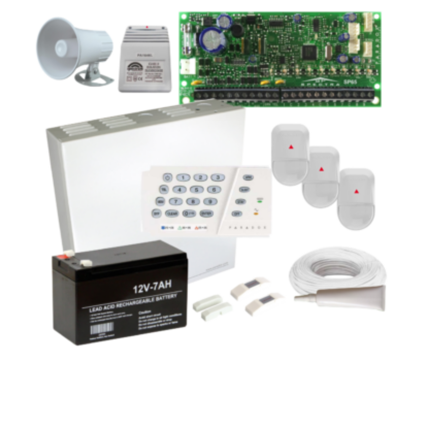 PARADOX - SP65 8 ZONE K636 LED KEYPAD KIT - 3XNV5KNK