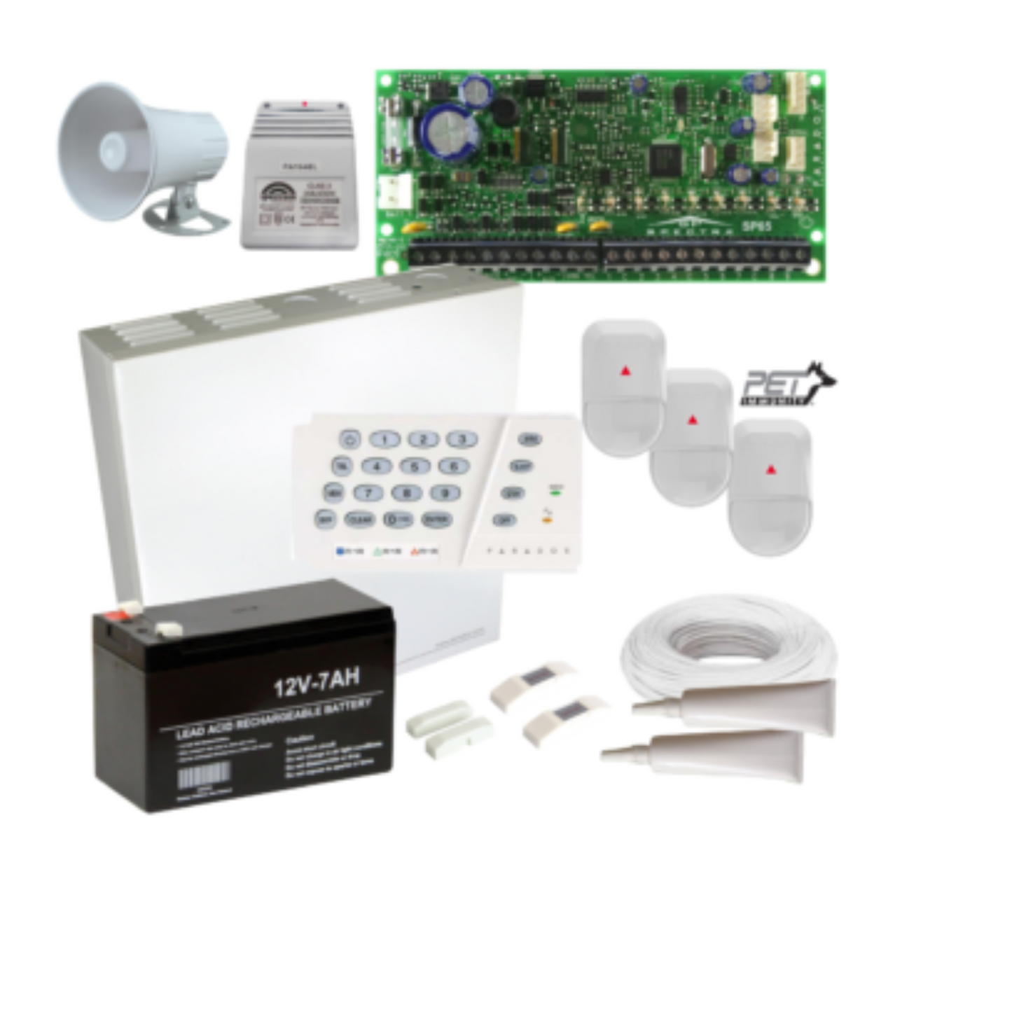 PARADOX - SP65 8 ZONE K636 LED KEYPAD KIT - 3XNV5PET
