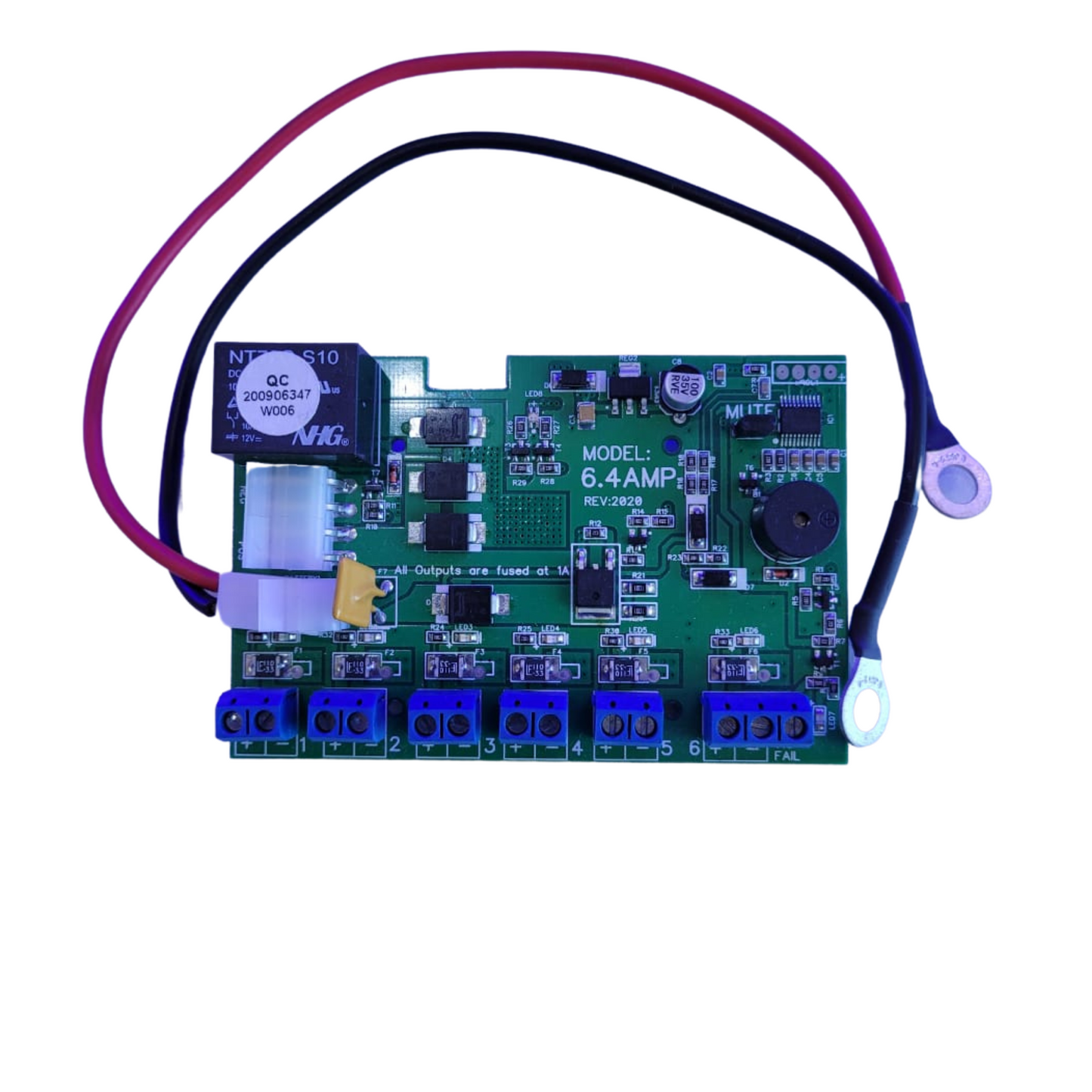 SHERLO PCB - 6.4A 13.8 - 14.2VDC