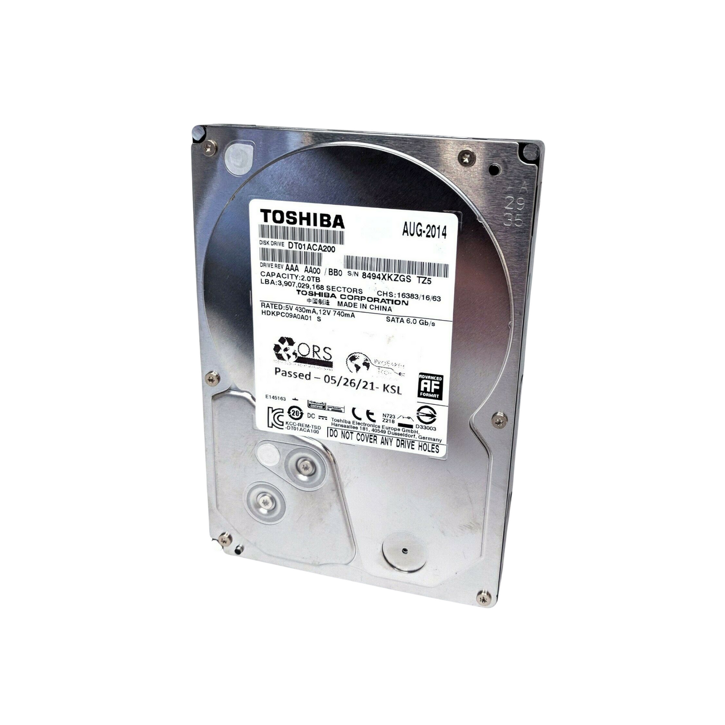 TOSHIBA - AV HDD 2TB
