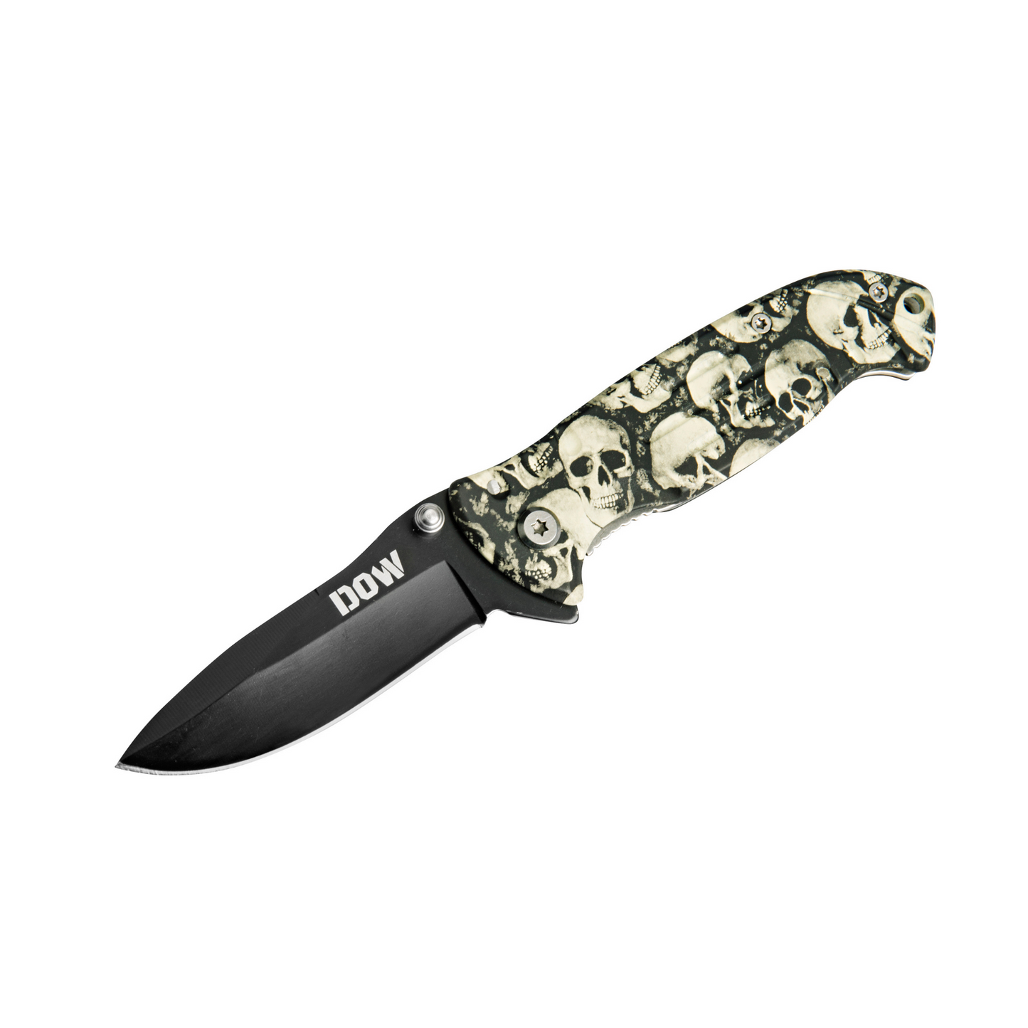 3.5in scull knife. black blade